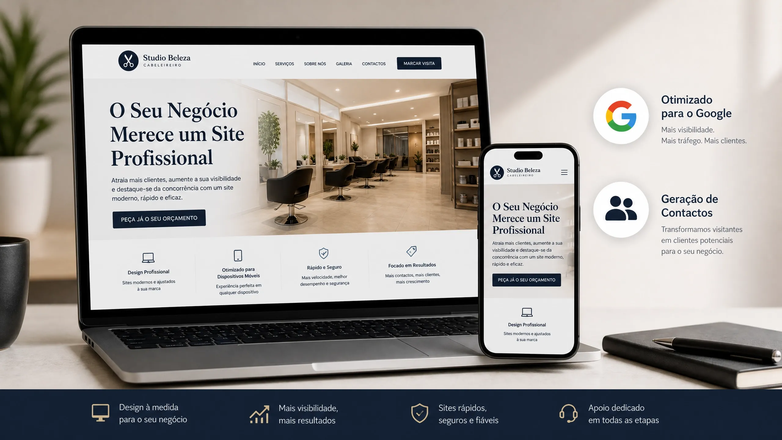 Criação de sites para pequenas empresas - Jorge Gomes Consultor